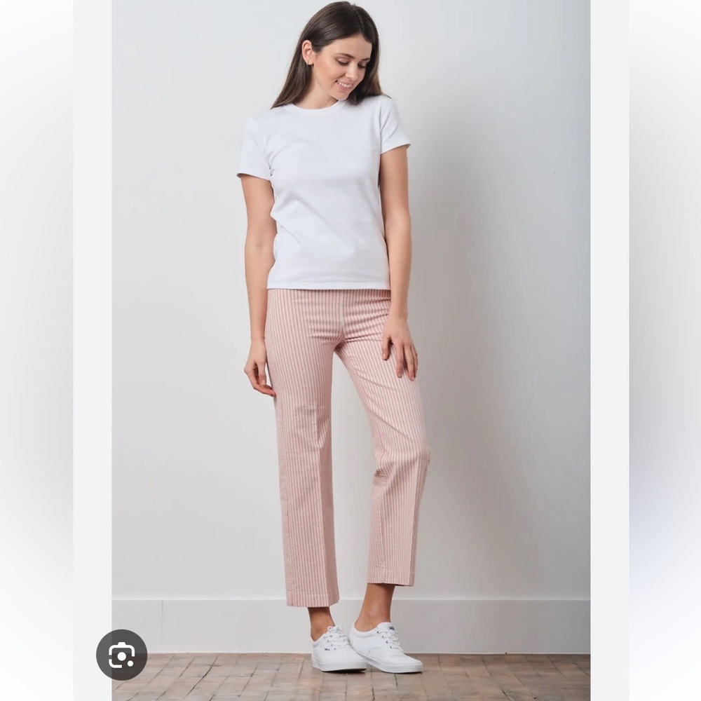 Avenue Montaigne Alex Pant Cropped Red Stripe size 4